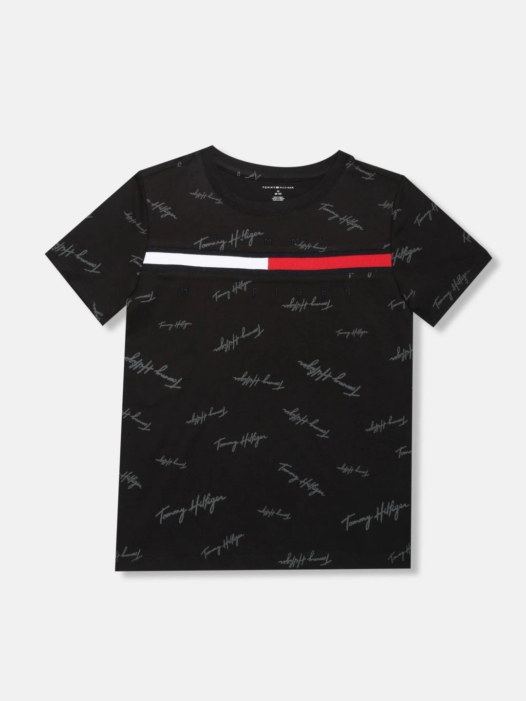 Tommy Hilfiger Boys Brand Logo Printed T-shirt