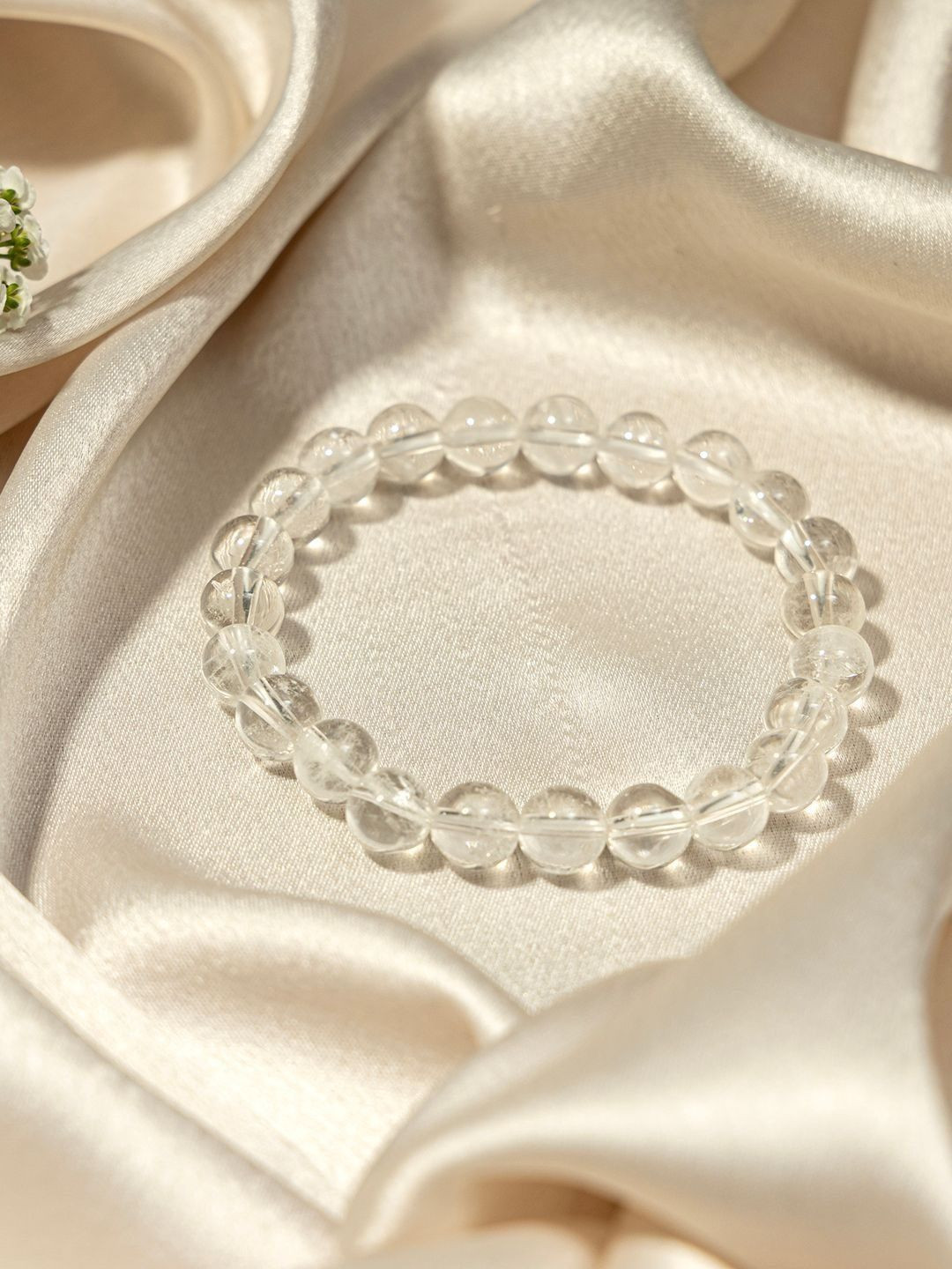 Tempus Gems Unisex Crystal Quartz Bracelet