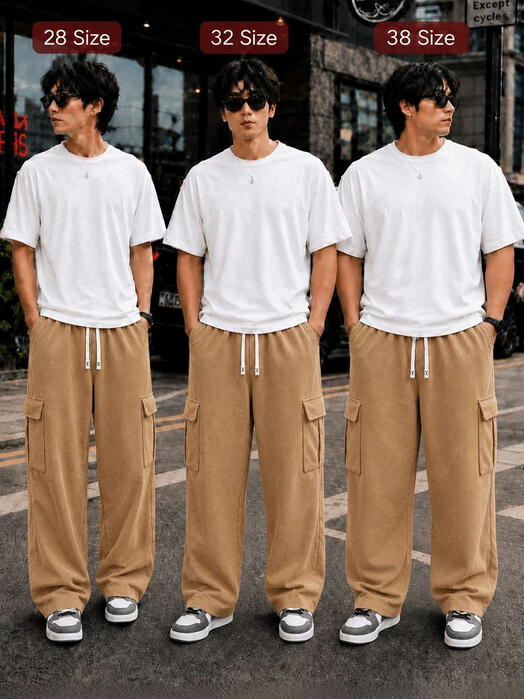 Kook N Keech Men Original Easy Wash Cargos Trousers