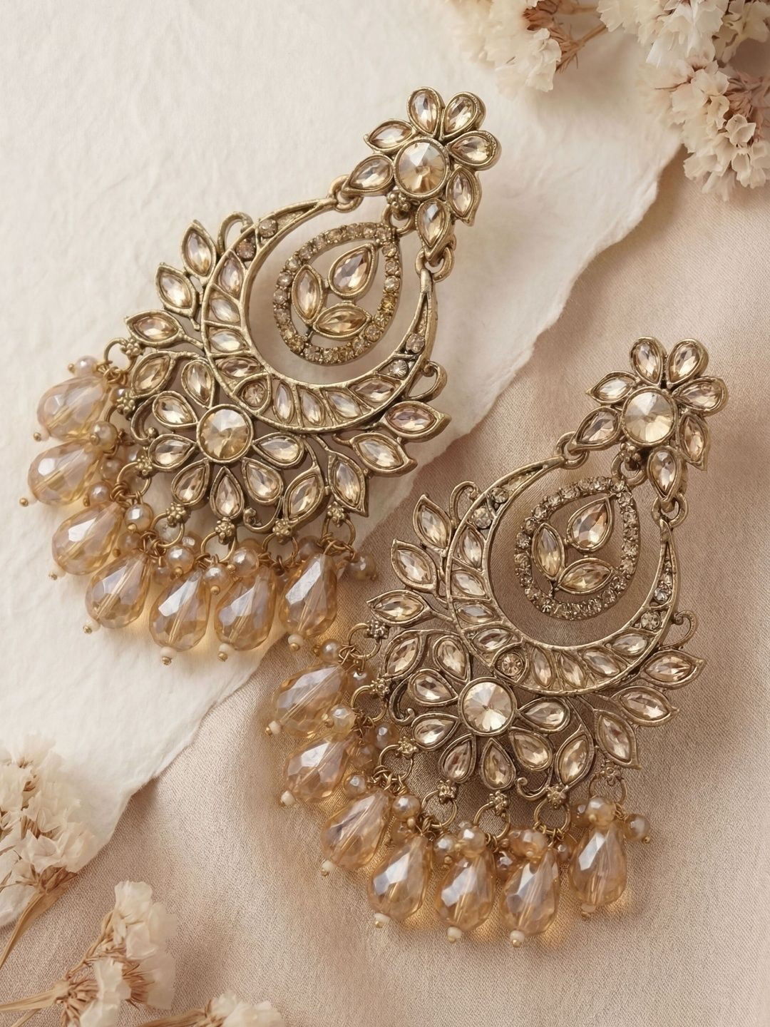 OutRoyal Circular Chandbalis Earrings