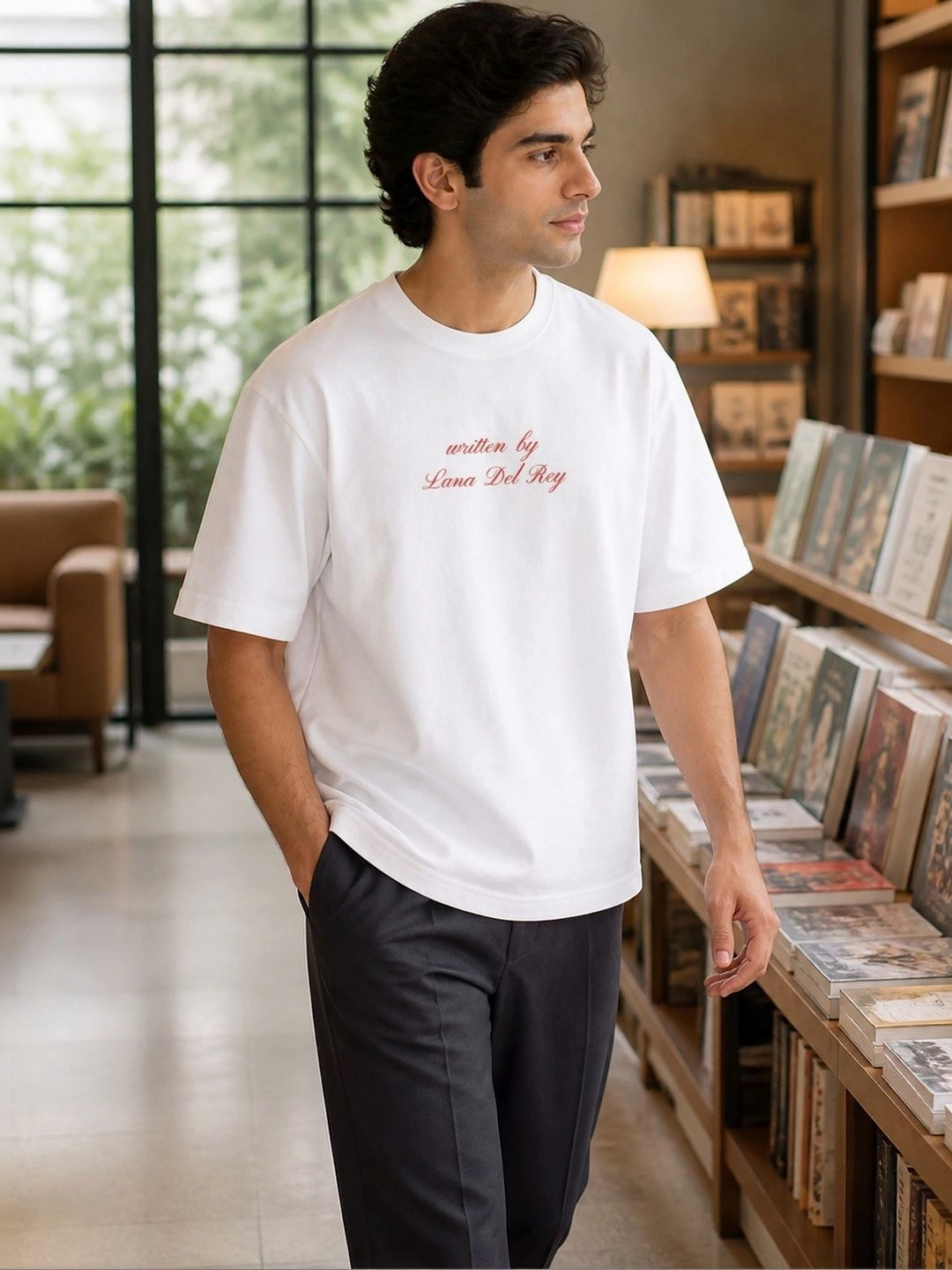 TeeVybe Men Typography Printed T-shirt