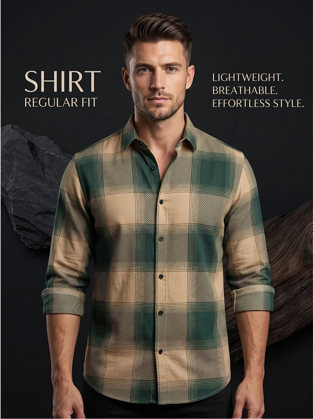 Metronaut Men Checked Casual Shirt