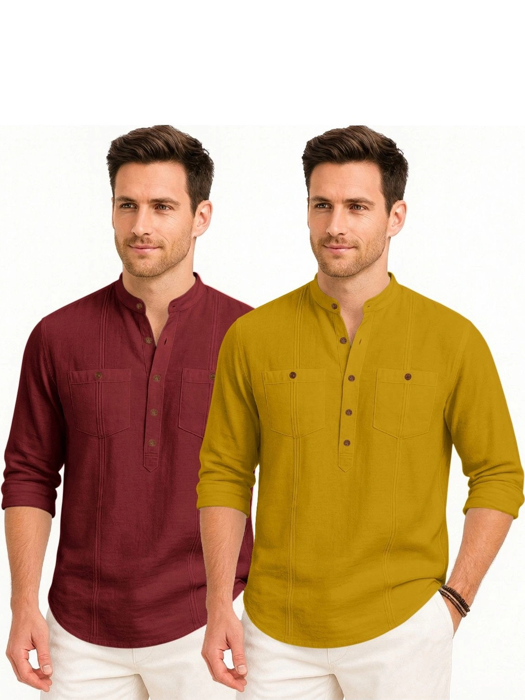ZBIO Men Regular Sleeves Kurta