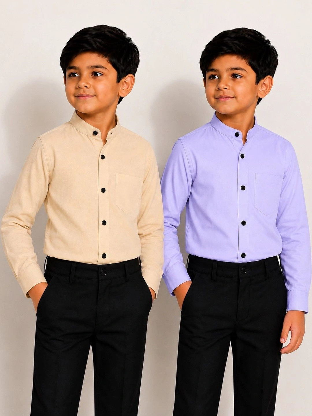 LABHKALA Boys Semiformal Shirt