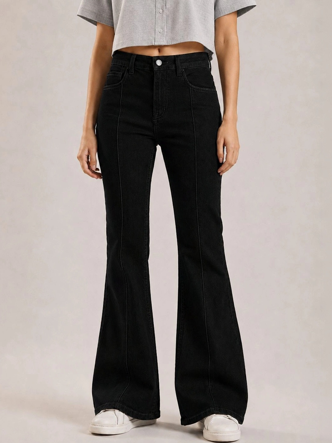 VARNI ENTERPRISE Women Jean Bootcut High-Rise Stretchable Jeans