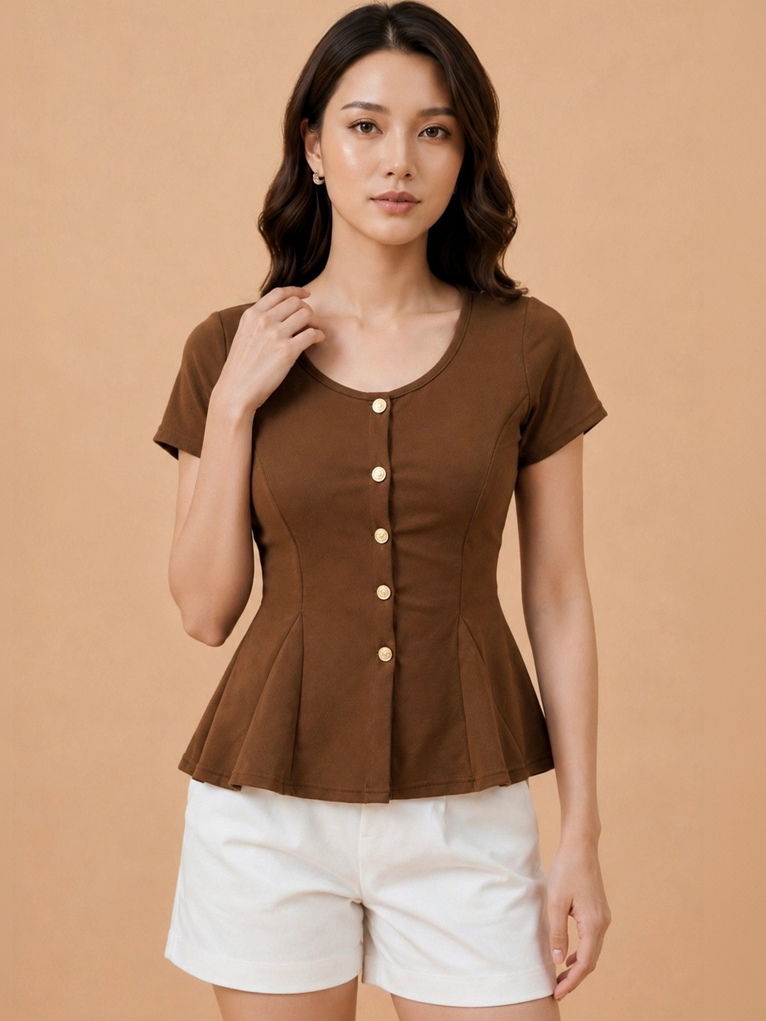 AROD Peplum Top