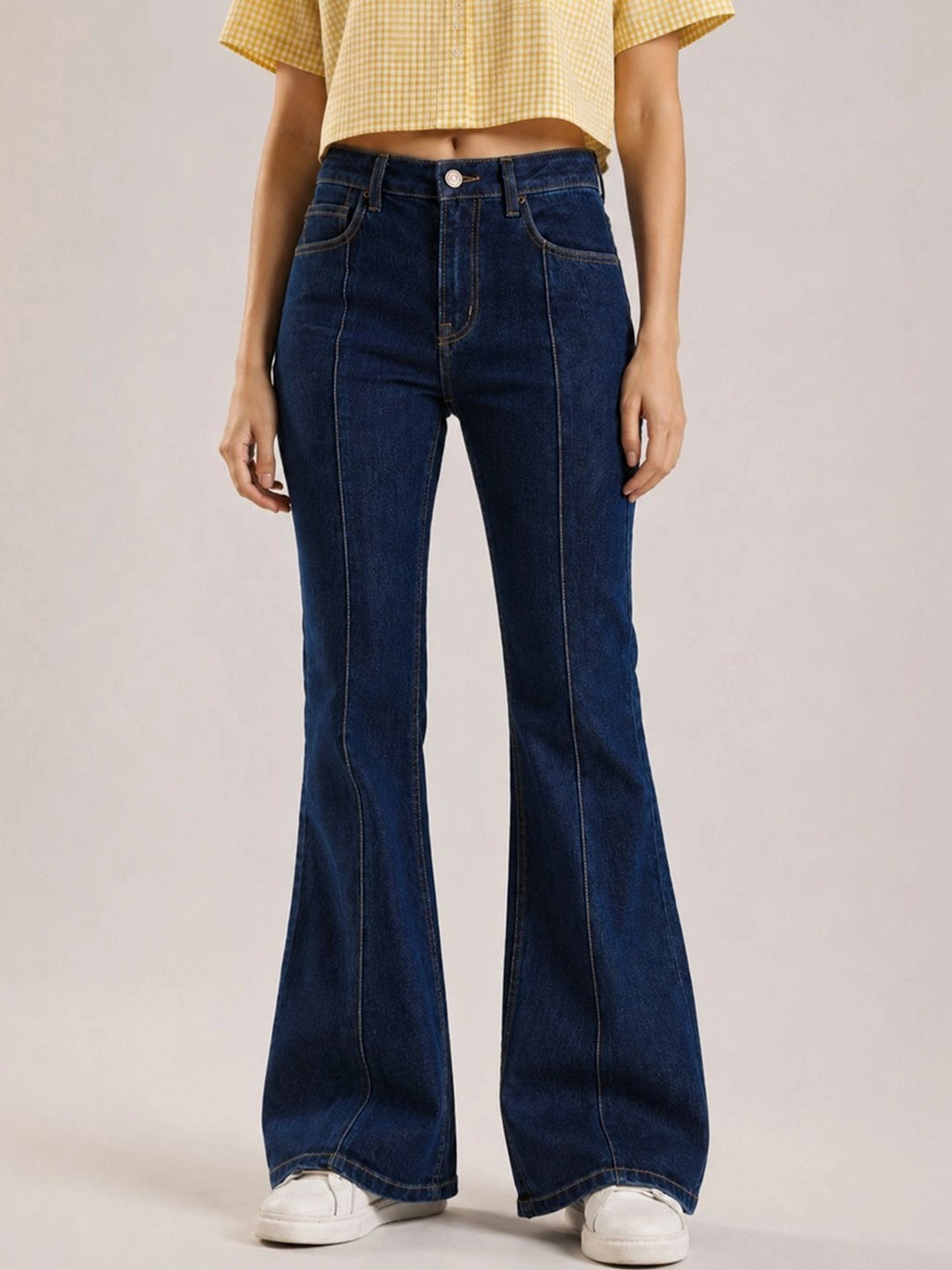 VARNI ENTERPRISE Women Jean Bootcut High-Rise Stretchable Jeans
