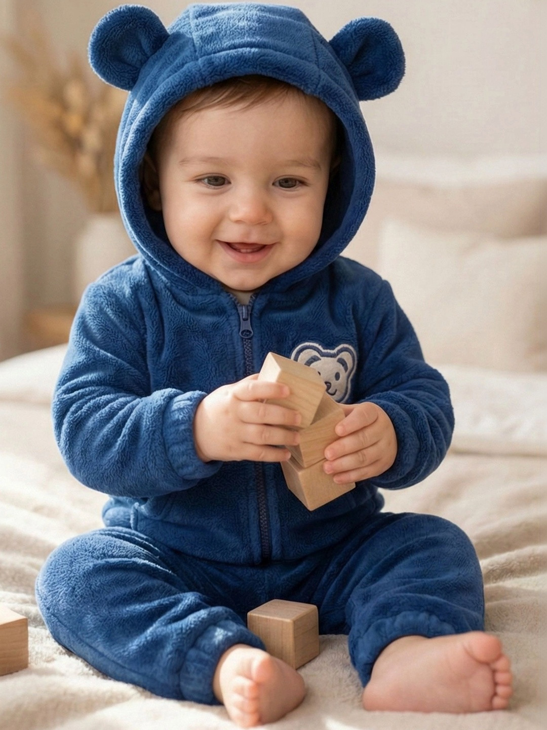 BAESD Infant Hooded Neck Romper