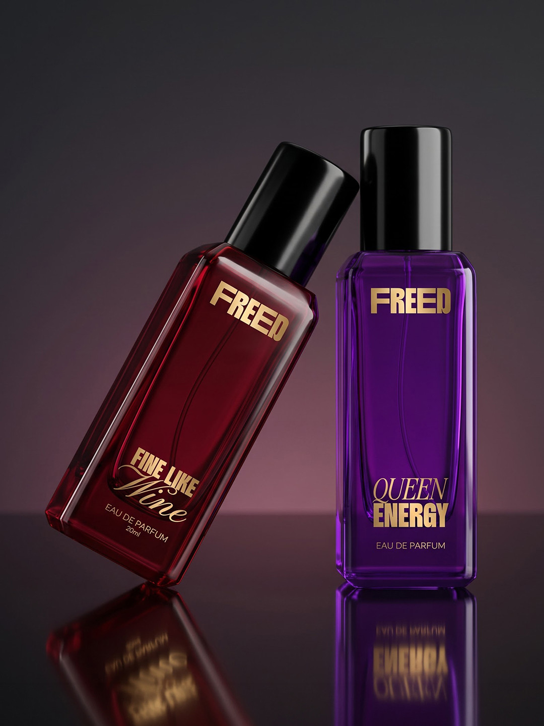 FREED Women Set of Fine Like Wine & Queen Energy Eau De Parfum - 20 ml each