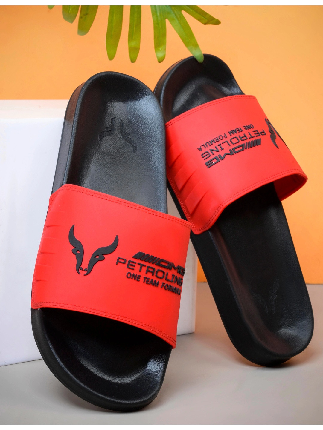 LIDDU Men Printed Sliders