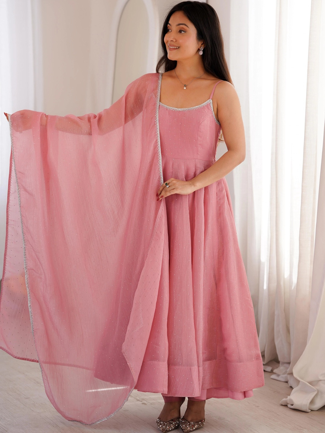 LABELKBBRAND Kurta Palazzos & Dupatta Set