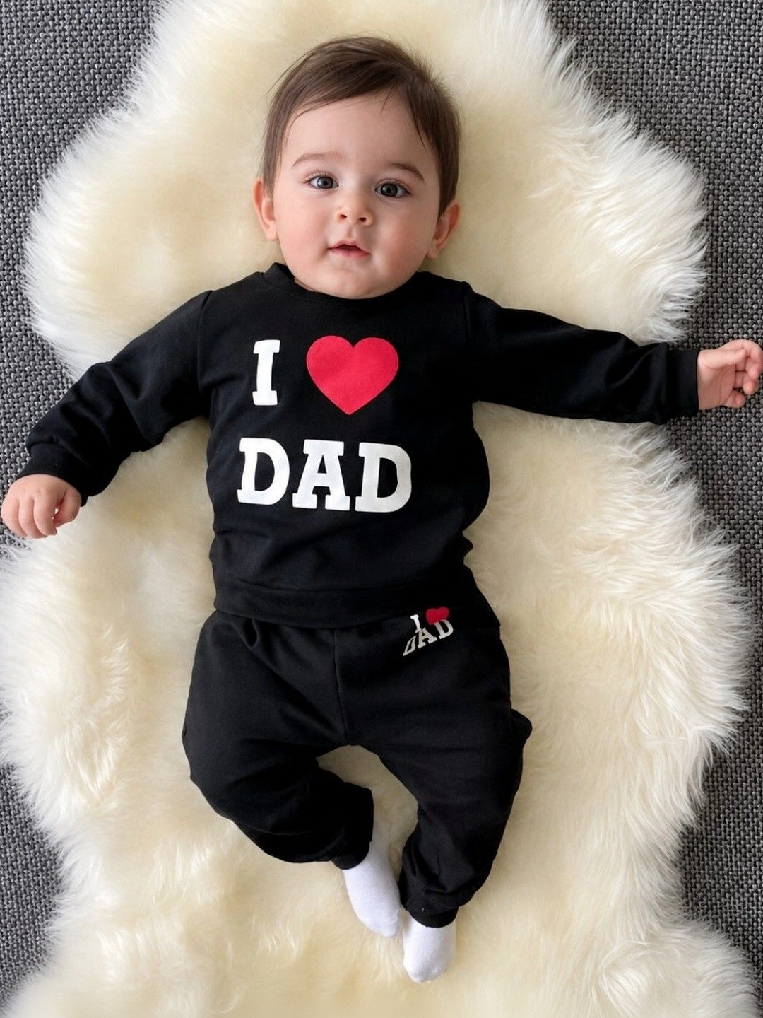 JENNY GARMENT Kids Printed Long Sleeves Sweatshirt With Joggers