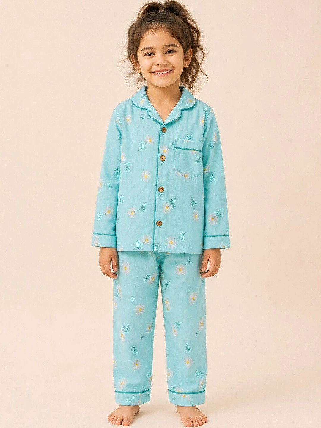 Parentree organics Unisex Kids Printed Maxi Nightdress