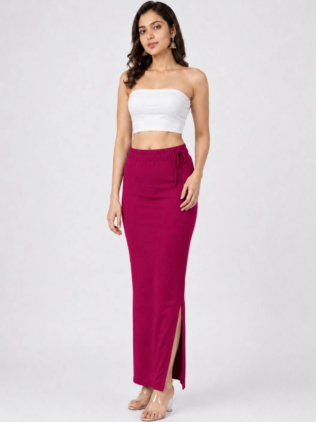 BENPANI Pure Cotton Saree Shapewear With Side Slit