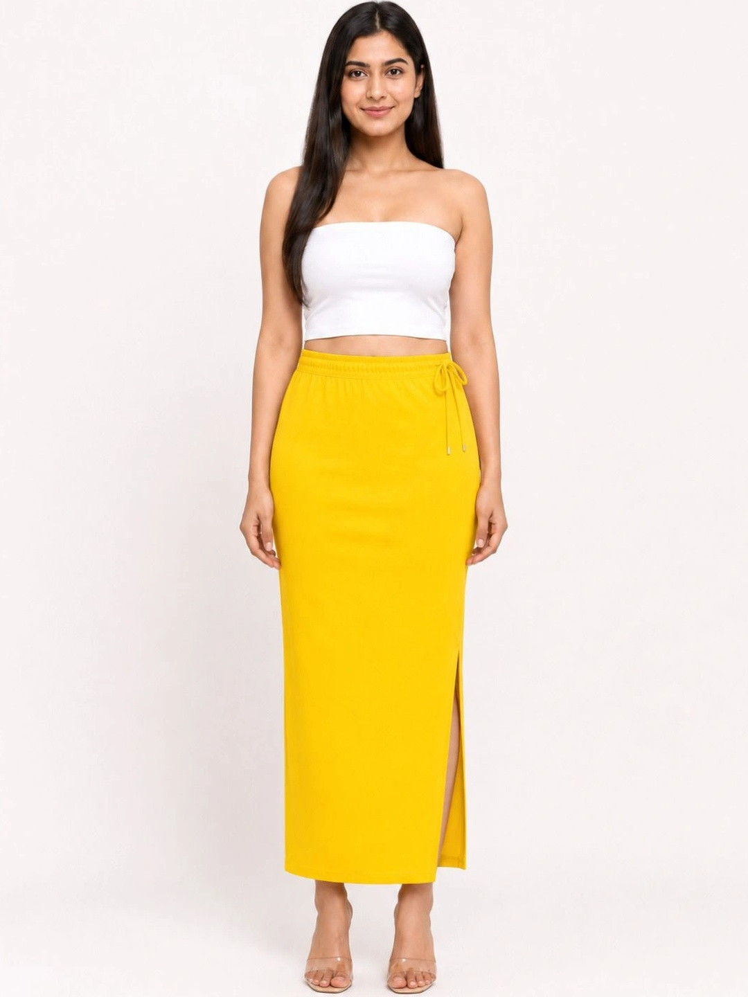 BENPANI Pure Cotton Saree Shapewear With Side Slit