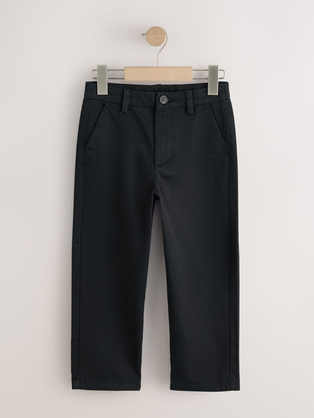 NEXT Boys Regular Fit Mid Rise Chinos Trousers
