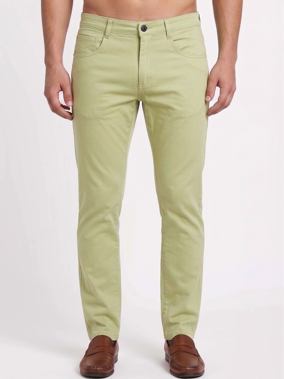 PANTOM Men Classic Slim Fit Trousers
