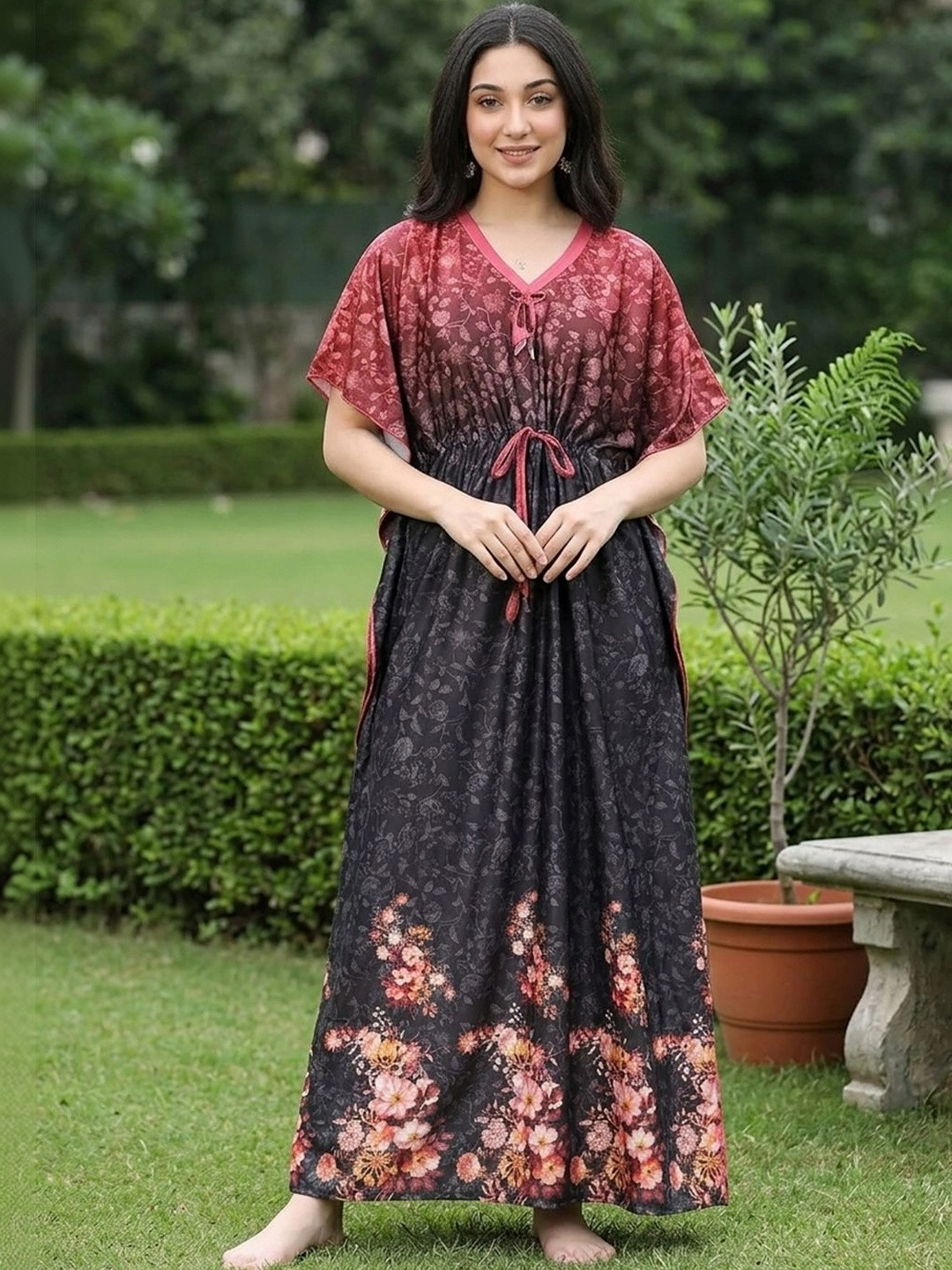 ETC Printed Maxi Nightdress