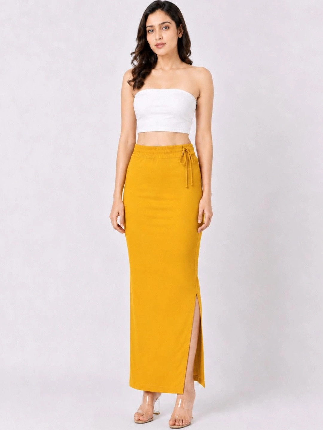 BENPANI Pure Cotton Saree Shapewear With Side Slit