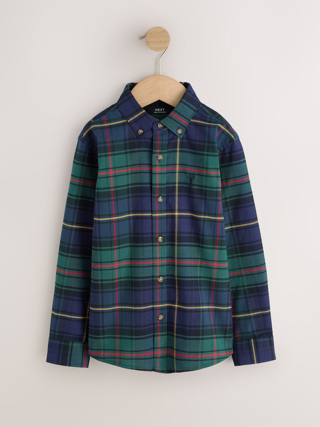 NEXT Boys Gingham Checks Checked Casual Shirt
