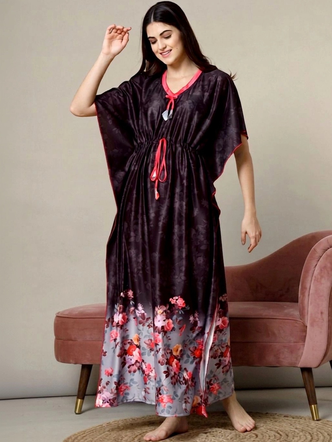 ETC Printed Maxi Nightdress
