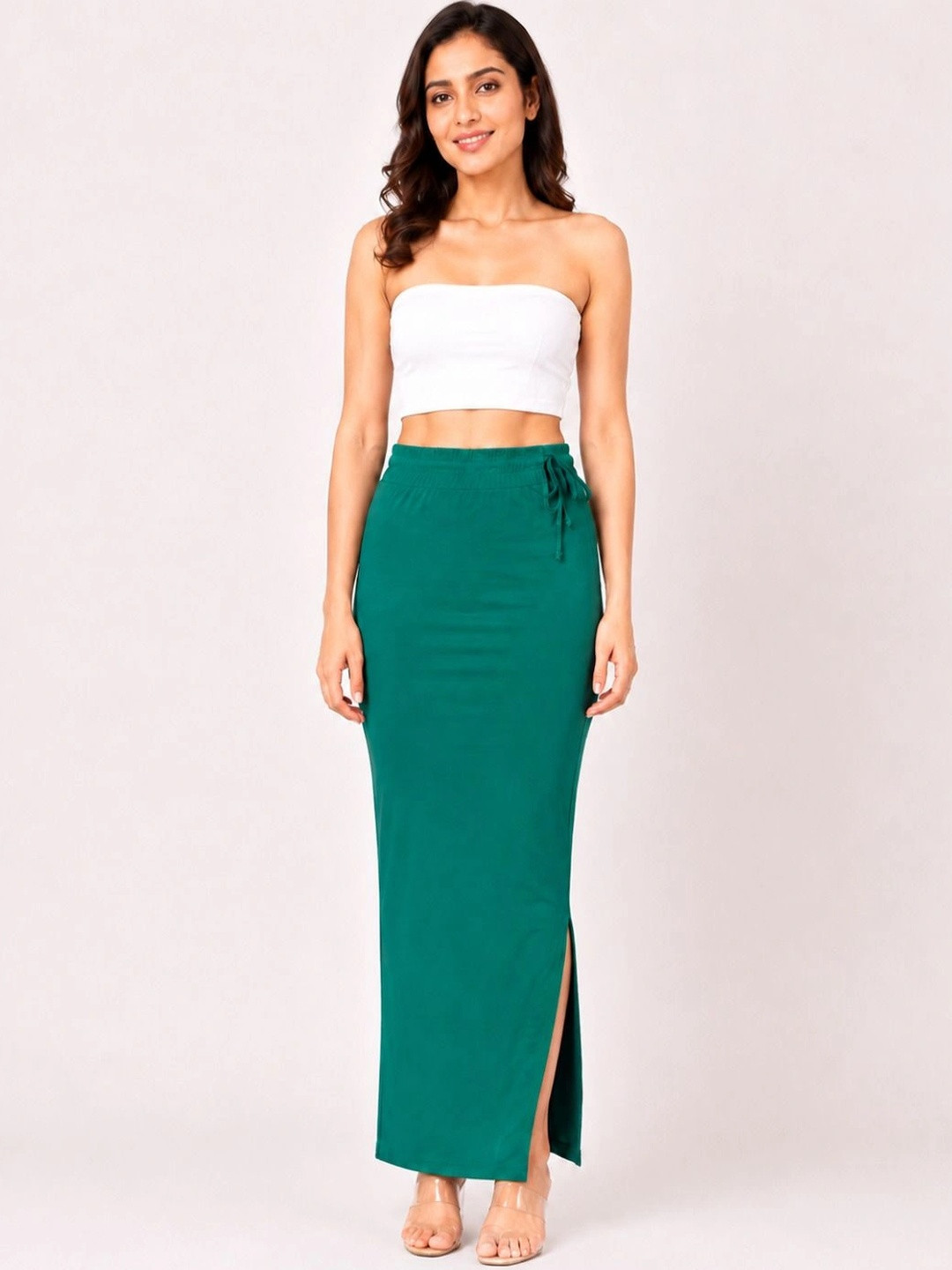 BENPANI Pure Cotton Saree Shapewear With Side Slit