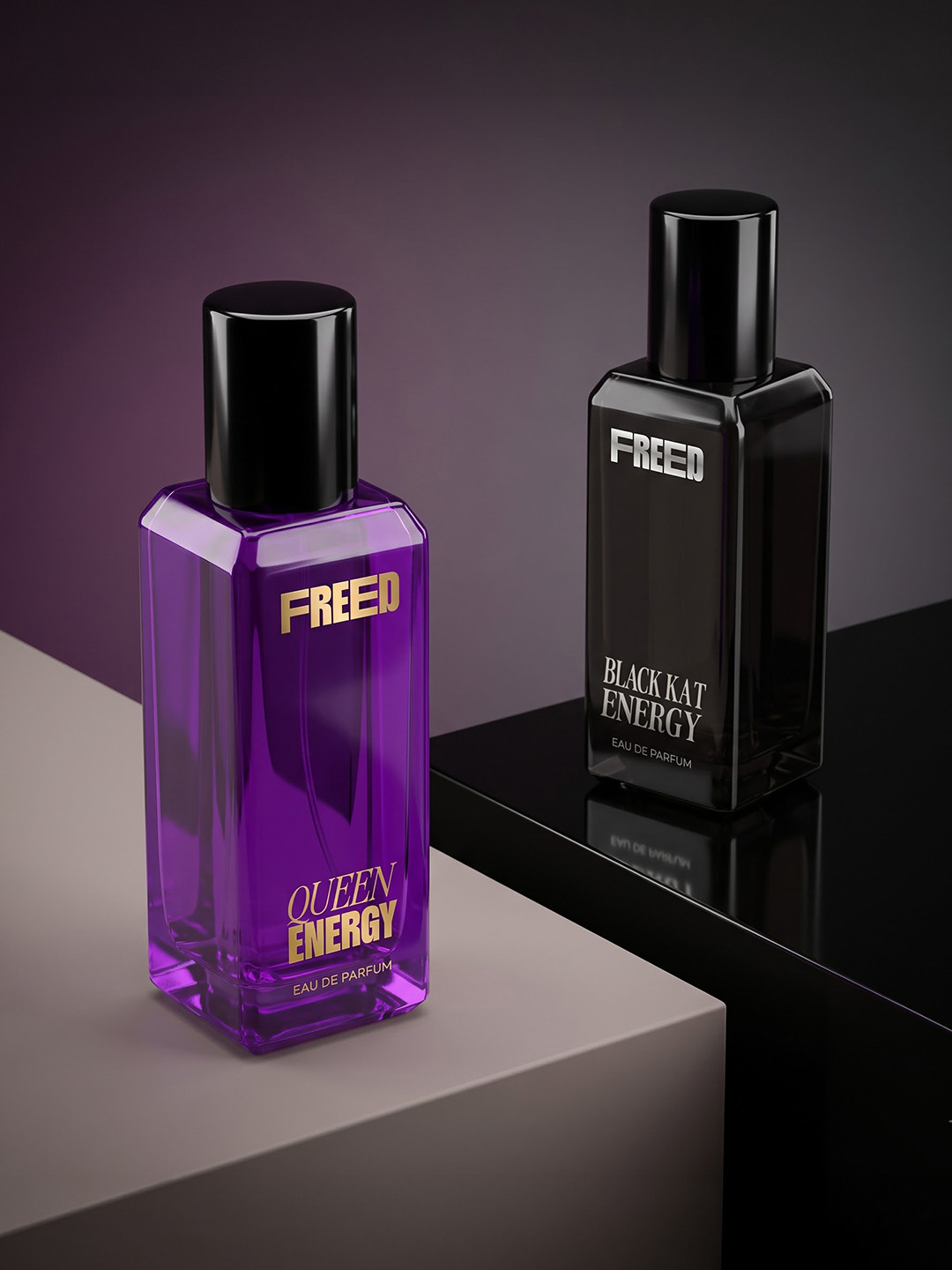 FREED Women Set of Black Kat Energy & Queen Energy Eau De Parfum - 20 ml each
