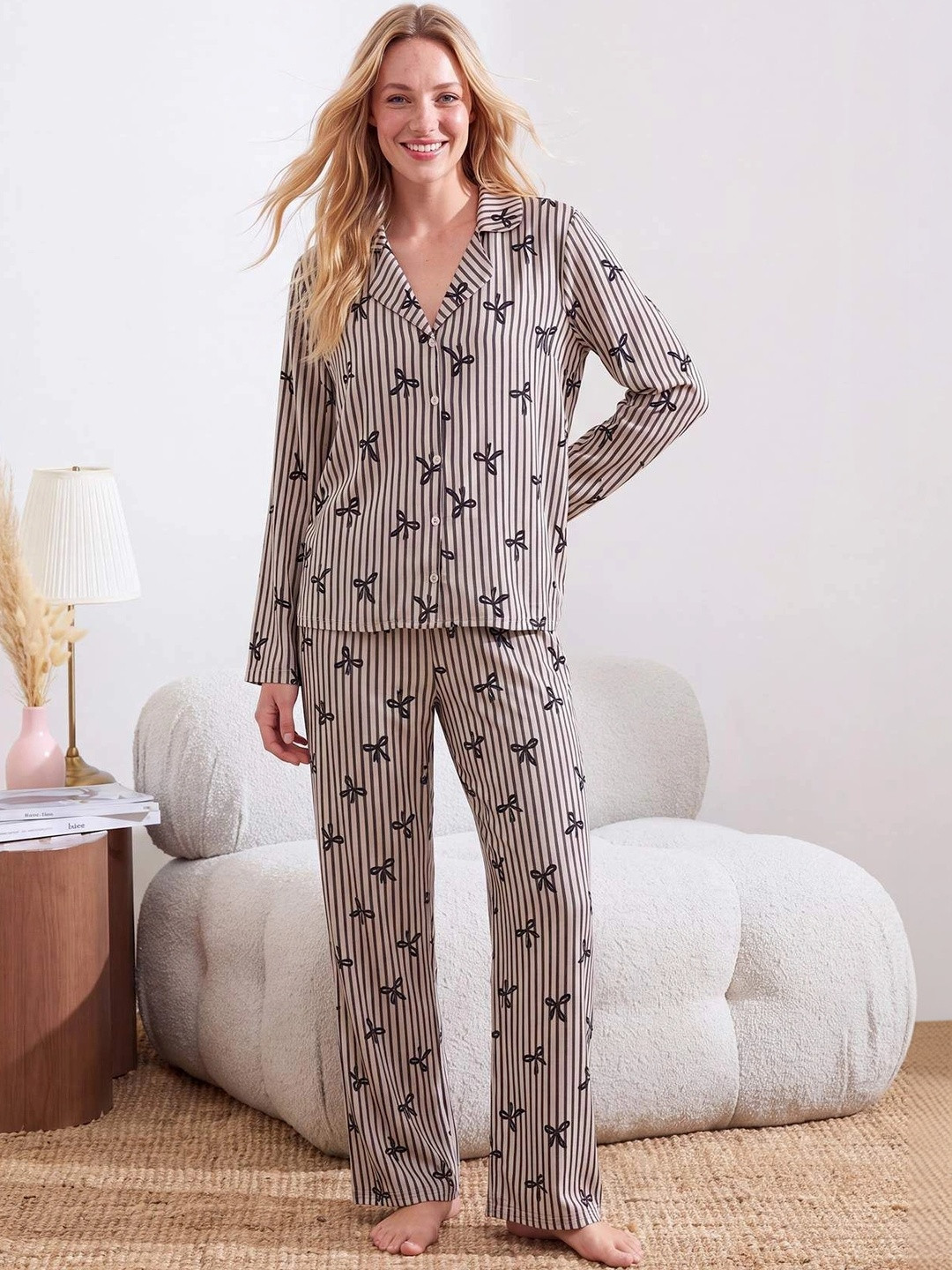 Trendyol Women Printed Night suit