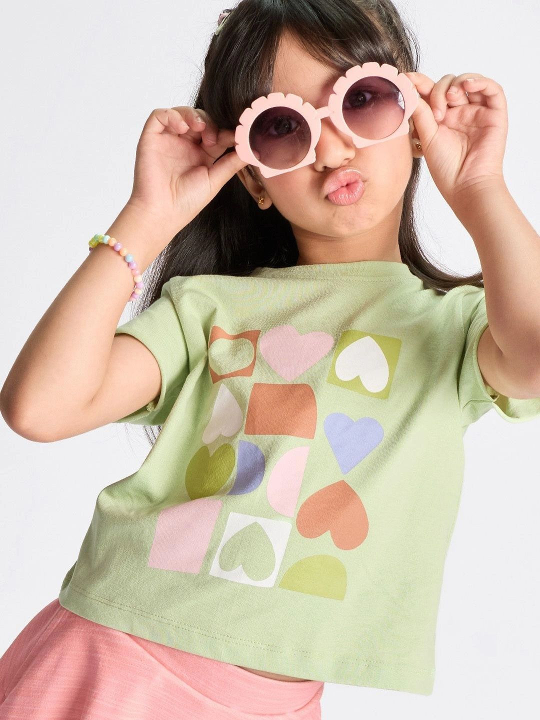 Dotokids Girls Print Cotton Top