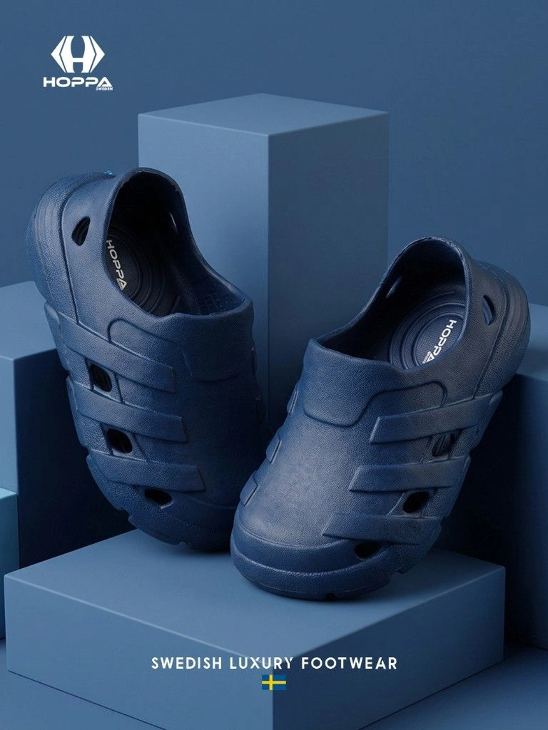 Hoppa Speedy Navy Kids Casual Shoes