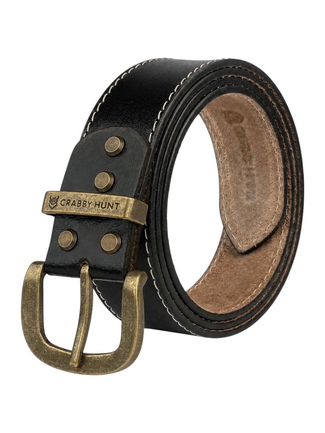 Crabby Hunt Men Leather Belt