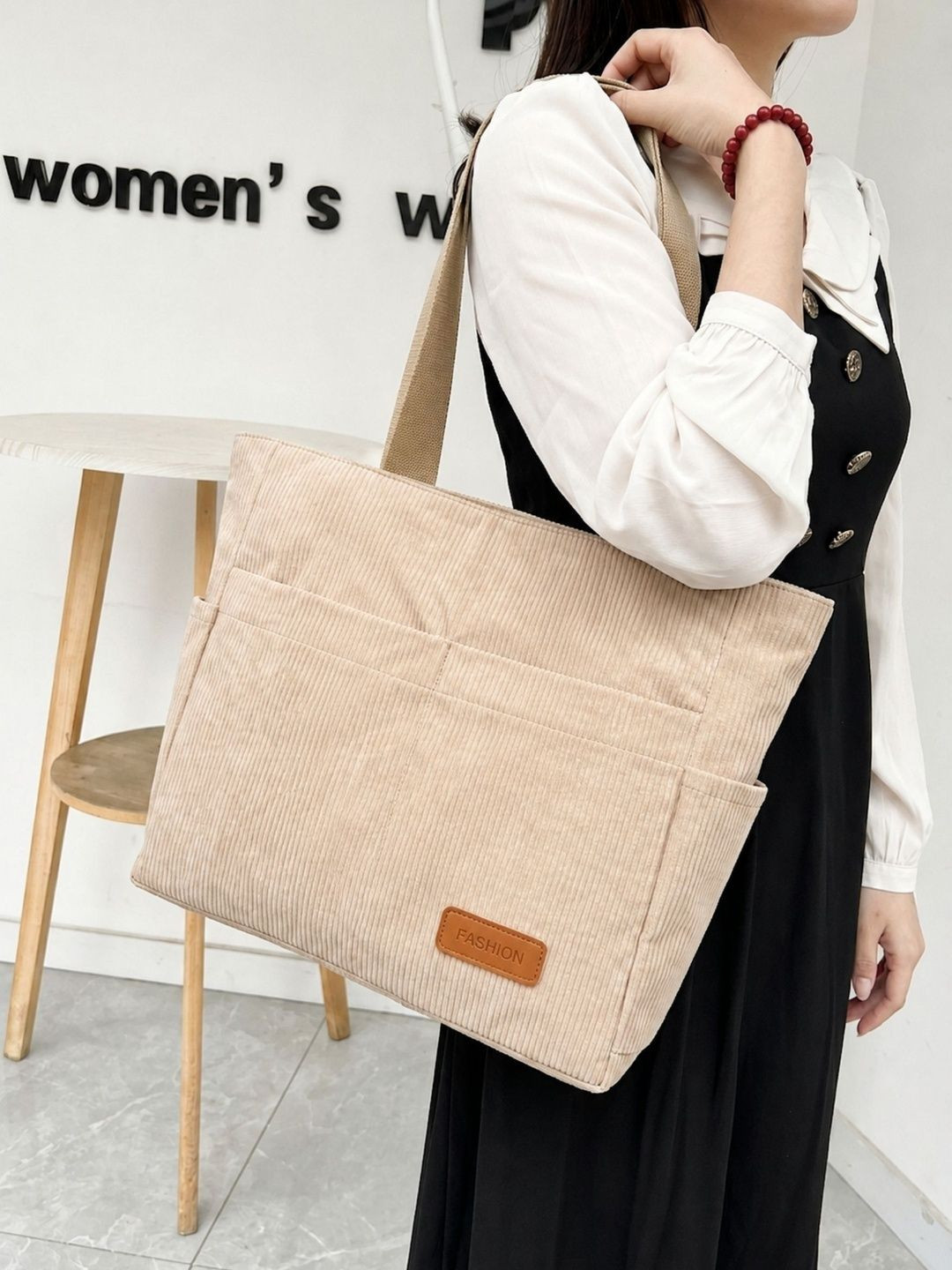 ITALISH Textured Tote Bag