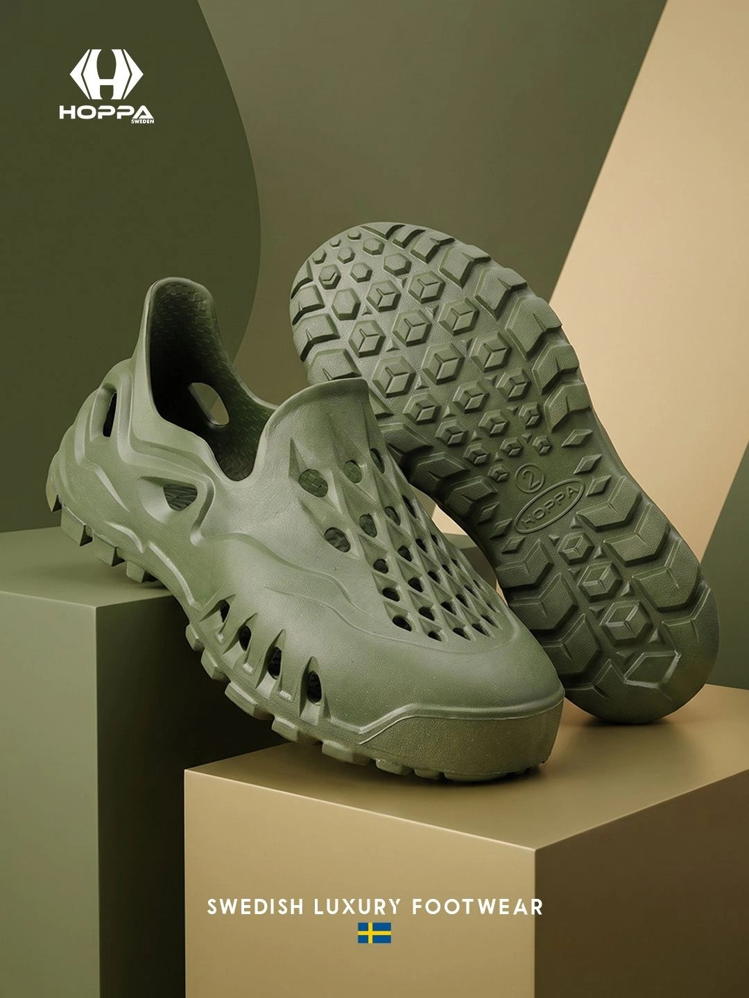 Hoppa Alpha Kids Olive Kids Casual Shoes