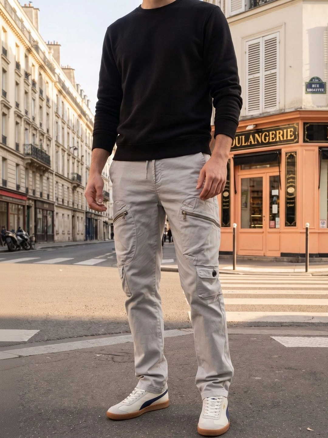 stylefabs Men Comfort Easy Wash Cargos Trousers