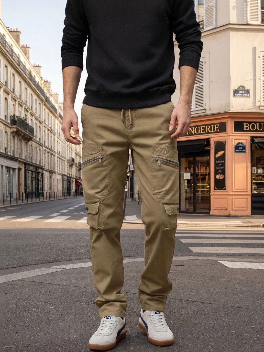stylefabs Men Comfort Cargos Trousers