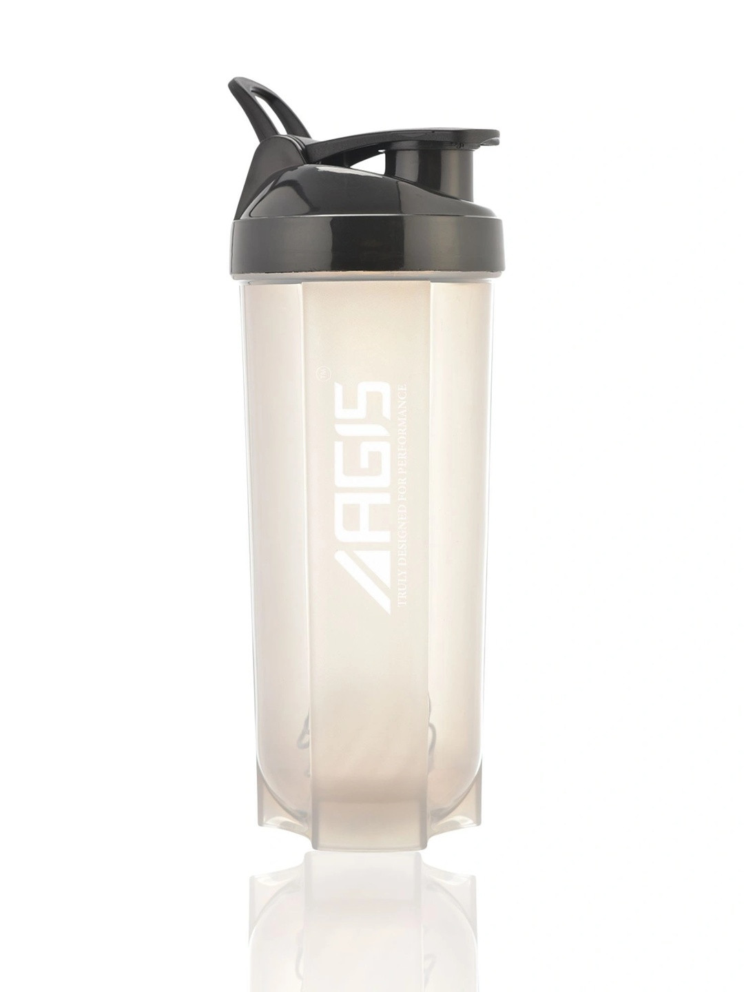 AGIS Black & Transparent Stainlessteel blender ball Water Bottle 700ml