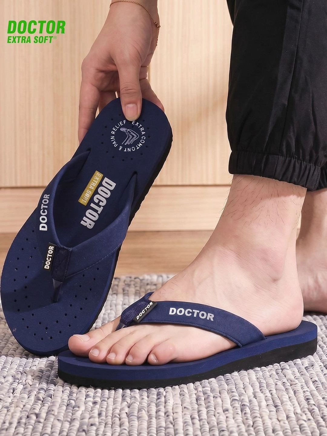 DOCTOR EXTRA SOFT Women Orthopedic Non-Slip Thong Flip-Flops