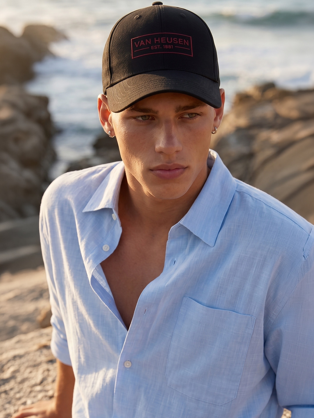 Van Heusen Men Embroidered Baseball Cap