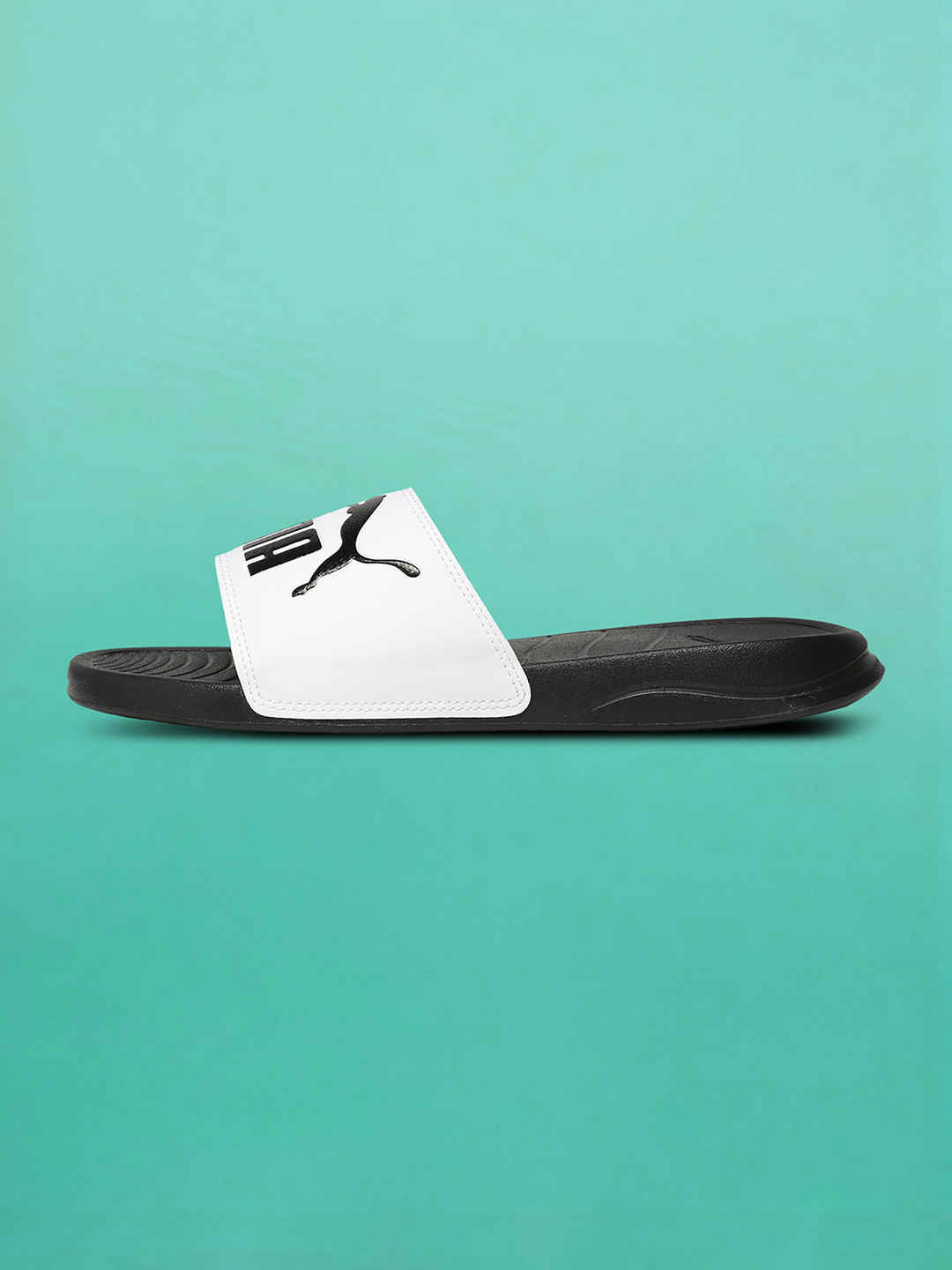 Puma Unisex Brand Logo Print Popcat 20 Sliders