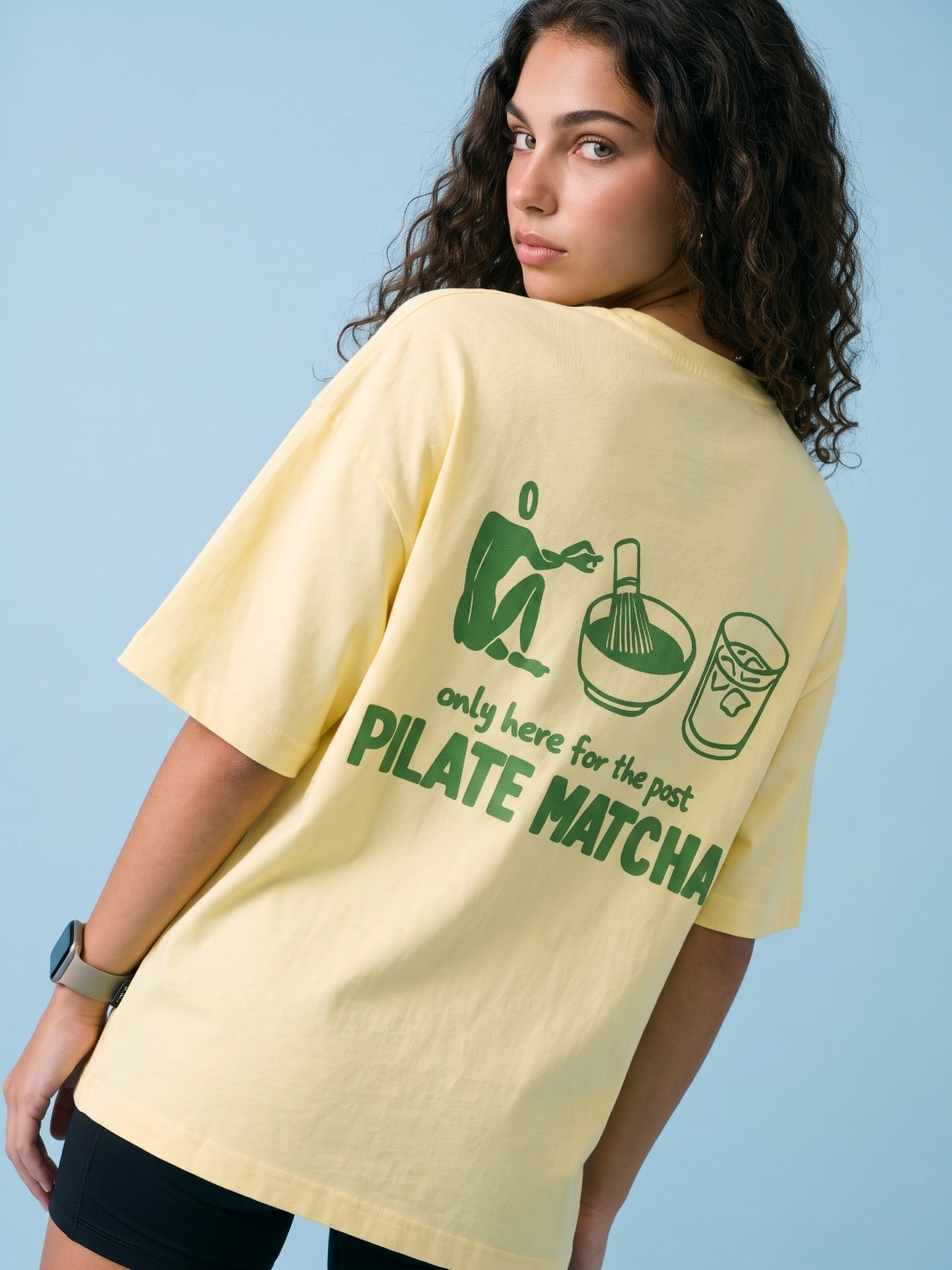 SPORT STREET by glitchez Typography Printed Drop-Shoulder Sleeves T-shirt
