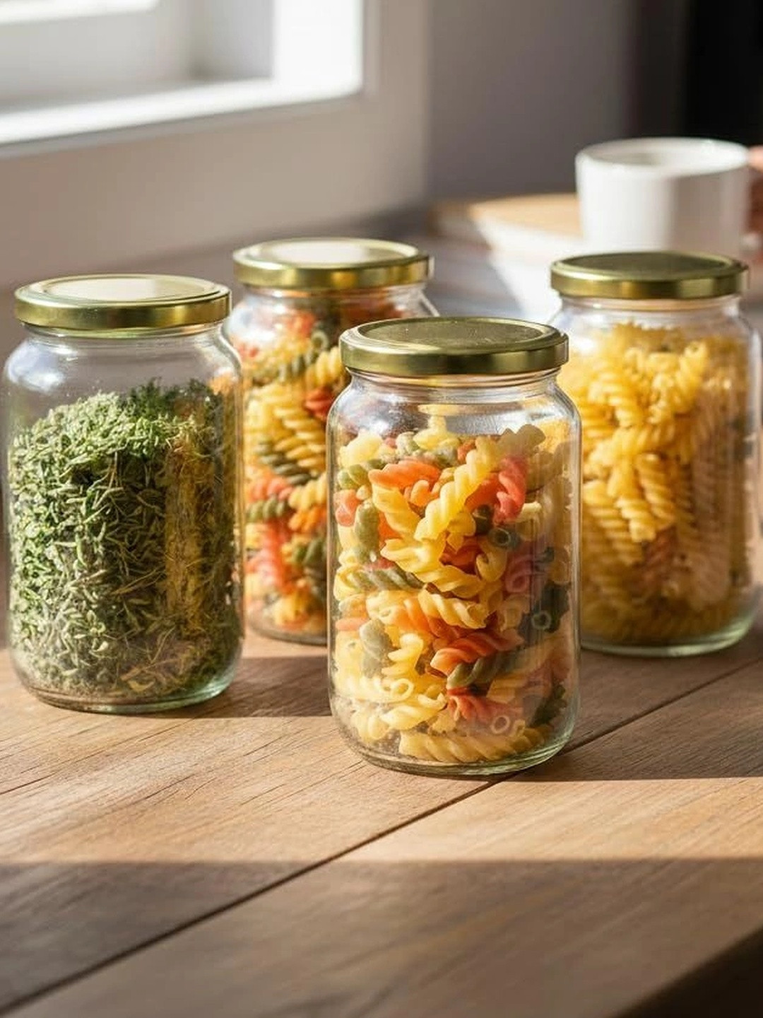 Aura Transparent 2026 Glass Air Tight Jar Container