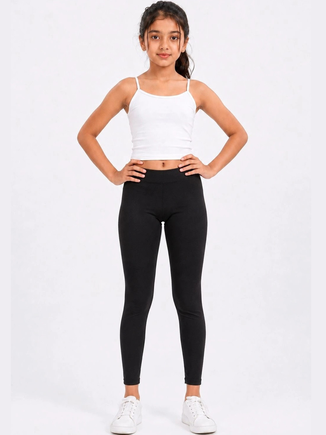 Shsuvia Girls Ankle Length Stretchable Leggings