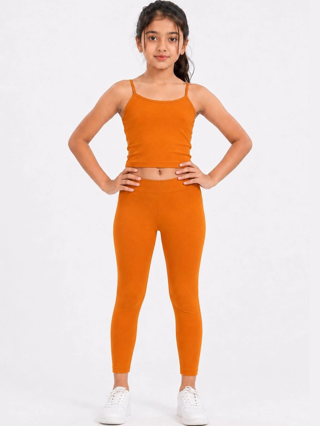 Shsuvia Girls Ankle Length Stretchable Leggings