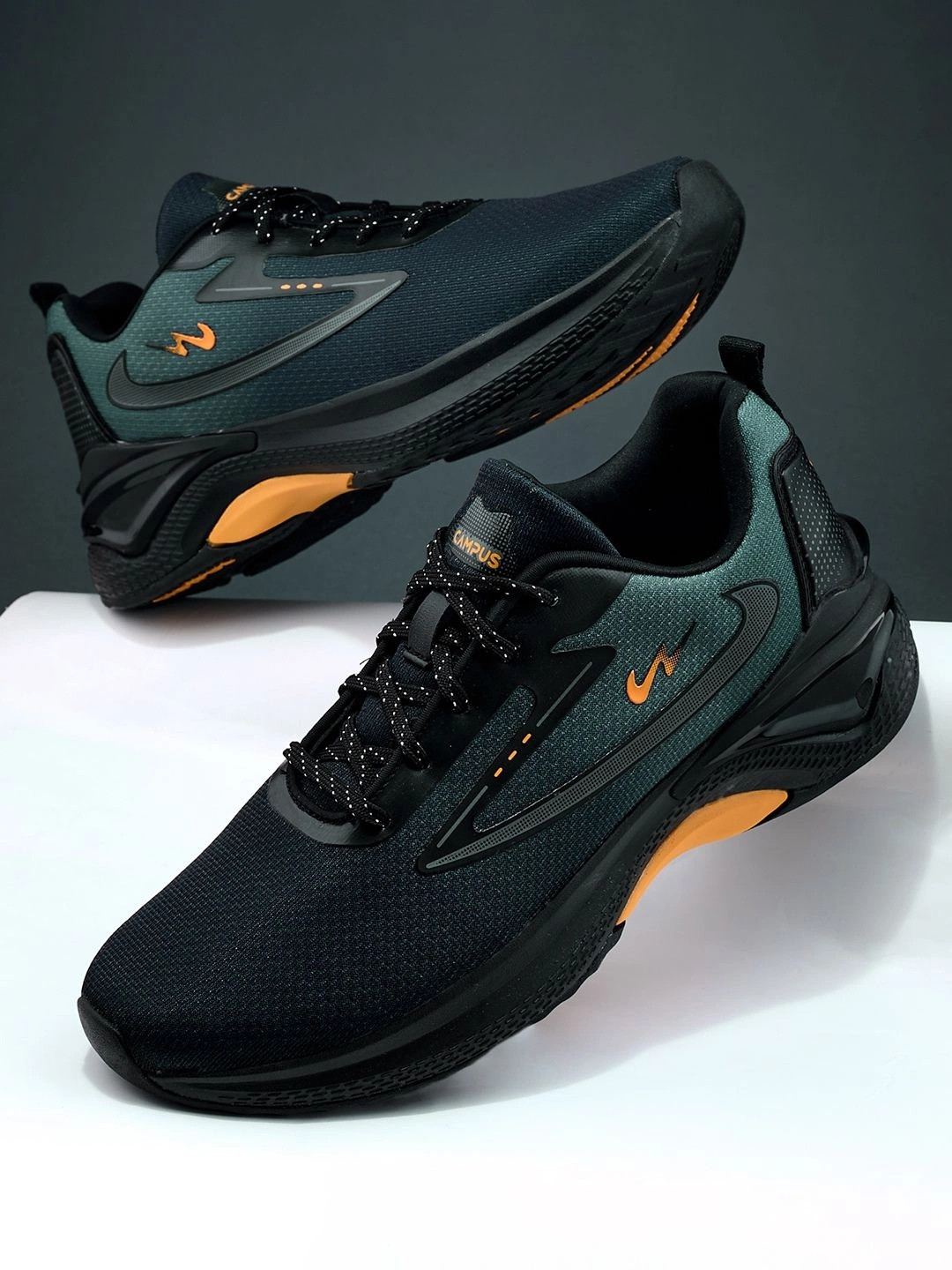 Campus Men Mesh Running Shoes