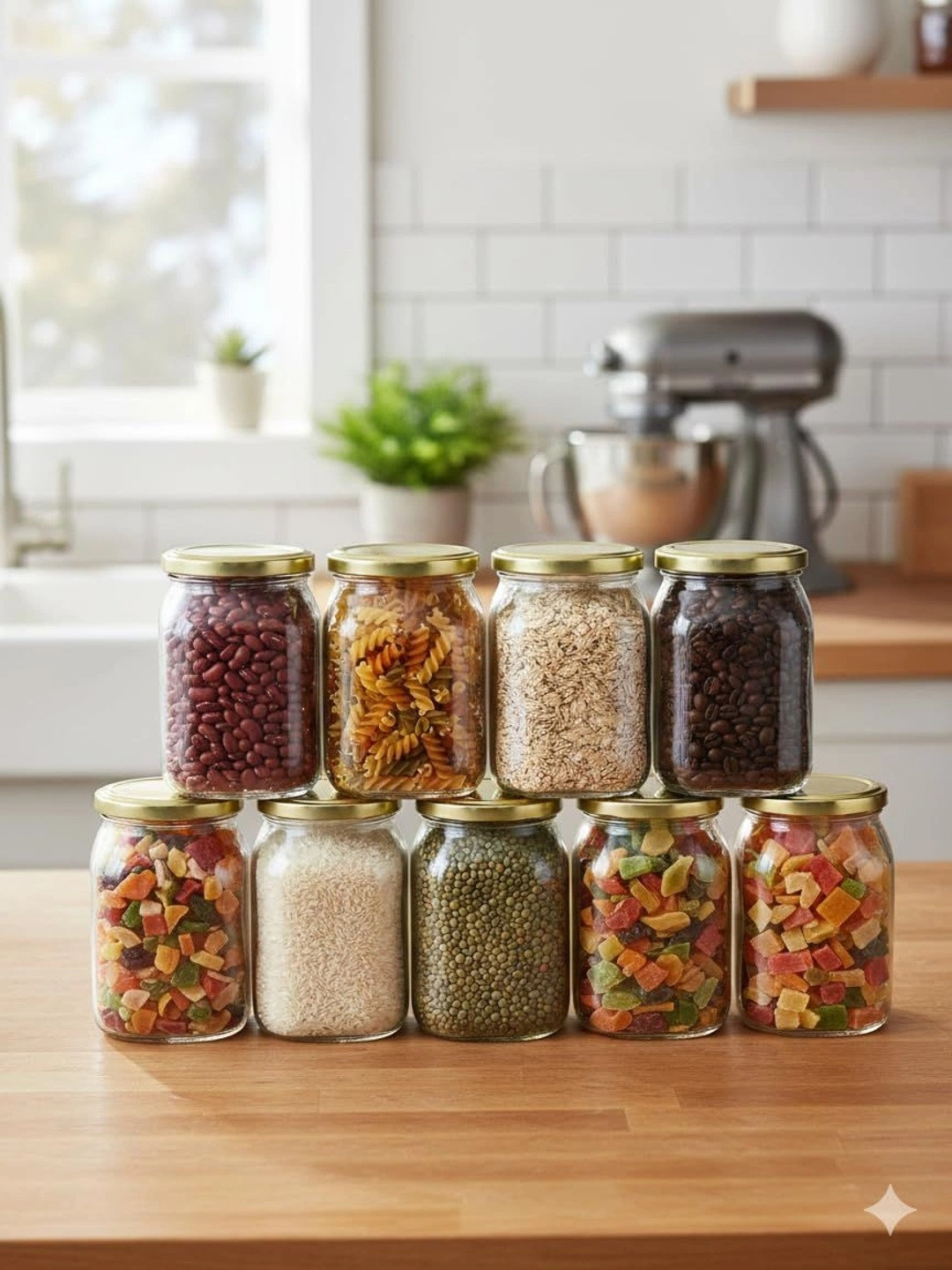 Aura Transparent 2026 Glass Air Tight Jar Container