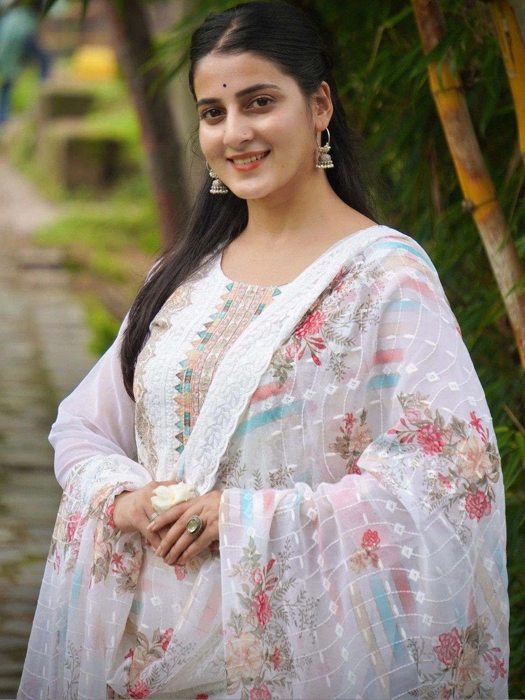 Geetha Creation Women Silk Georgette