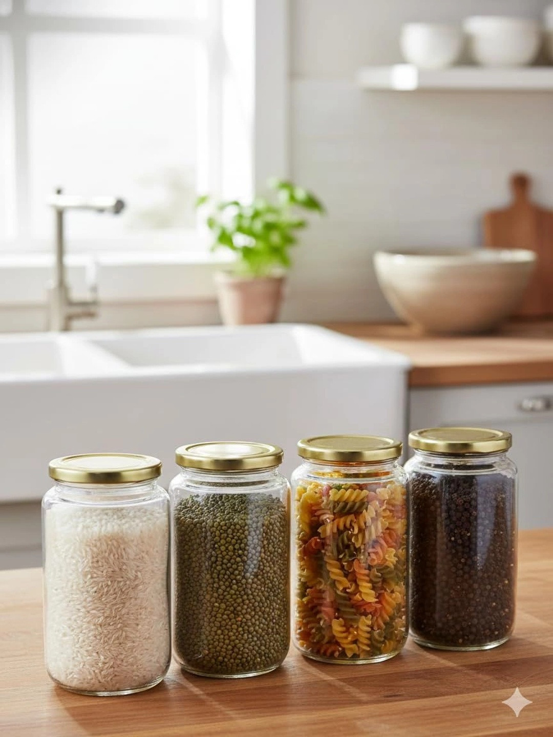 Aura Transparent 2026 Glass Air Tight Jar Container
