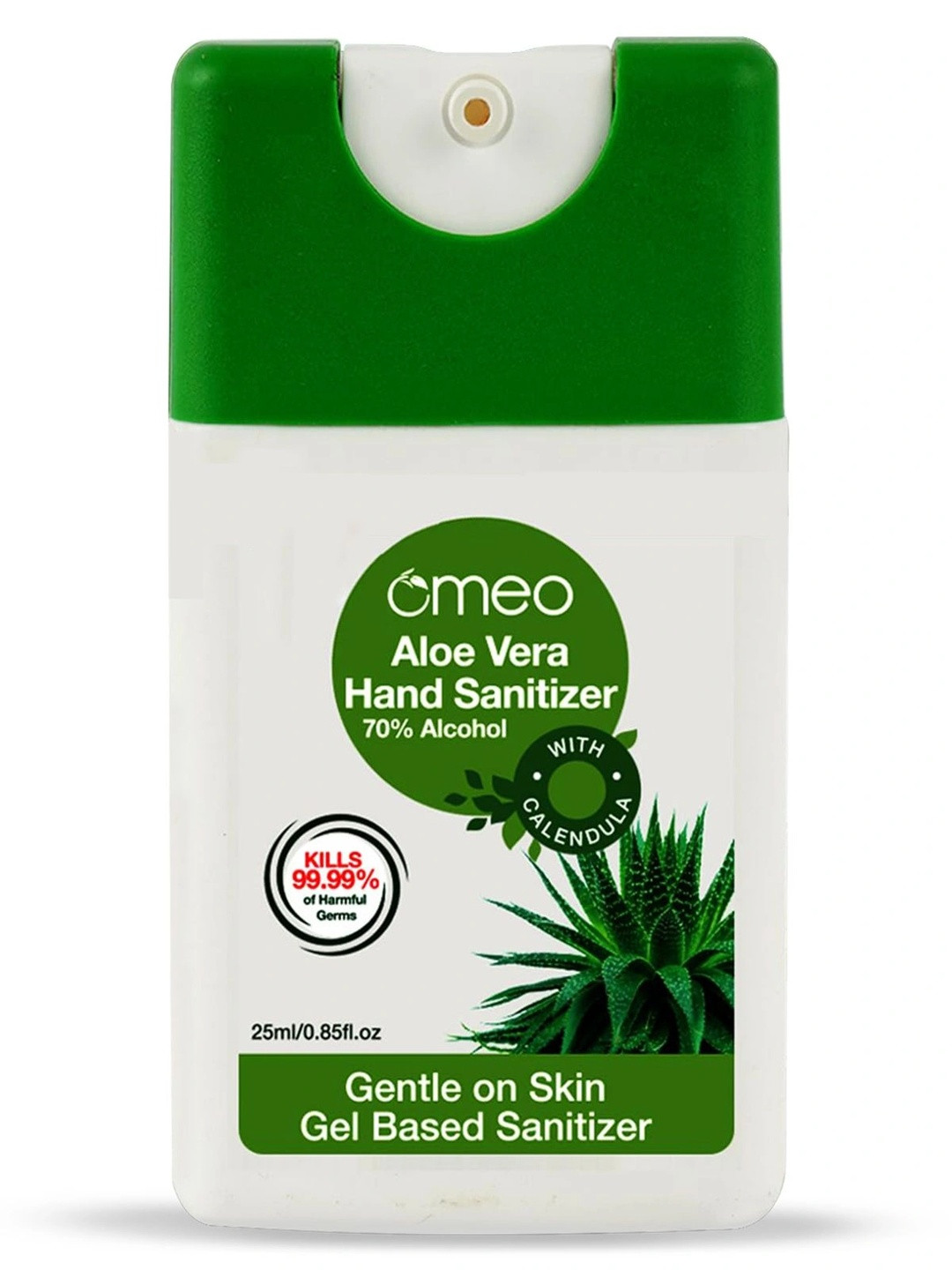 Omeo Aloe Vera Pocket Hand Sanitizer Gel With Calendula - 25 ml