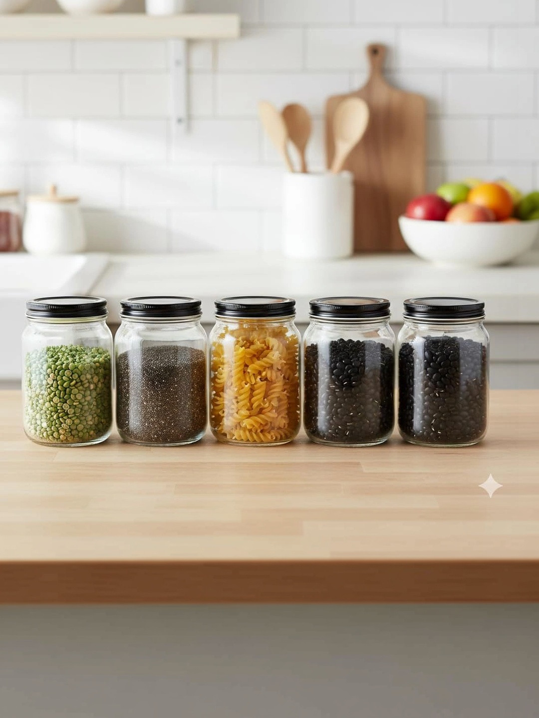 Aura Transparent 2026 Glass Dishwasher Safe Jar Container