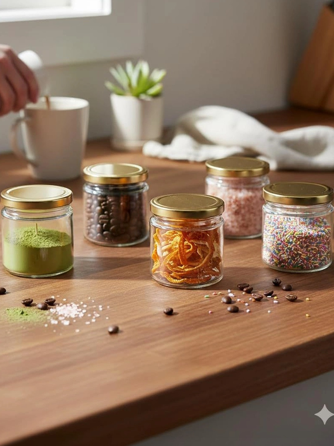 Aura Transparent 2026 Glass Dishwasher Safe Jar Container